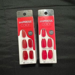 Kiss Impress nails! Brand new. 2 packs.